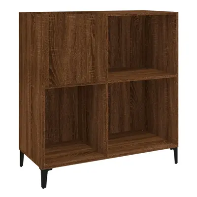 (brown oak) vidaXL Record Cabinet Sideboard Side Cabinet Engineered Wood