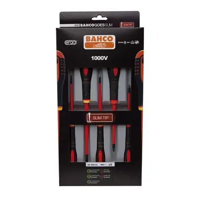 Bahco ERGO Insulated Screwdriver SLIM SL/PH Set, Piece