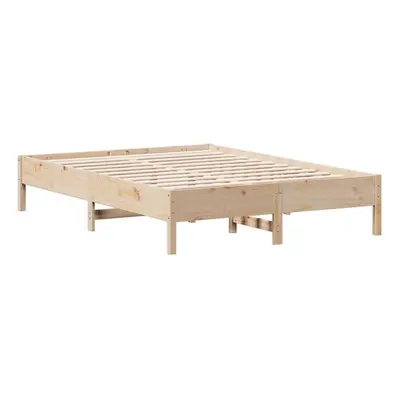 (natural, x cm) vidaXL Bed Frame Bedroom Bed Base Bedstead Mattress Foundation Solid Wood Pine