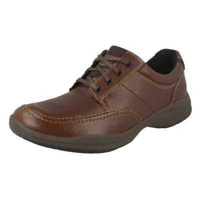 (UK 9, Brown) Mens Clarks Casual Shoes Wavekorey Mix - G Fit