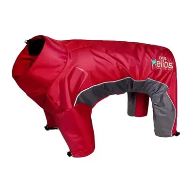 Command Blizzard Full-Bodied Adjustable & 3M Reflective Dog Jacket, Extra Large - Cola Red