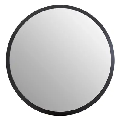 Premier Housewares Athena Discus Large Black Wall Mirror