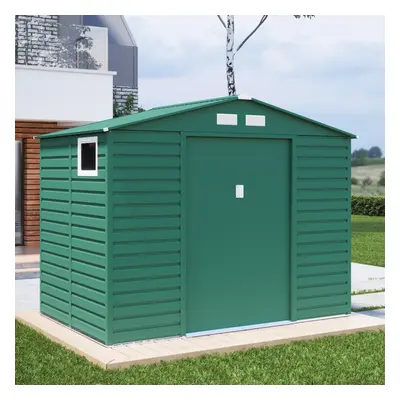 (9x6, Green) BillyOh Upton Apex Metal Shed