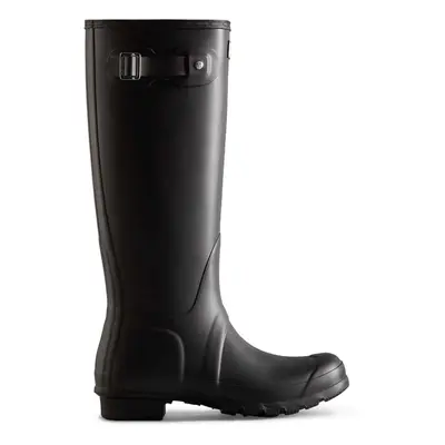 (UK 3) Hunter Original Womens Tall Black Rubber Wellington Boots