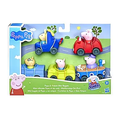 Peppa Pig Peppa's Adventures Peppa and Friends Mini Buggies Pre-school Toy, Vehicles, Ages and U