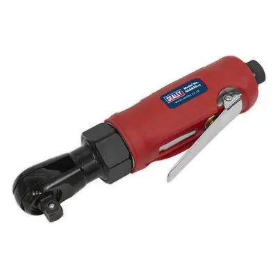 Compact Air Ratchet Wrench - 3/8" Sq Drive - 1/4" BSP - Finger Operated Trigger