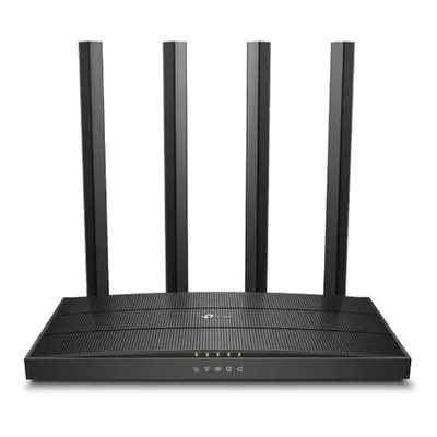 TP-LINK (Archer C6 V3.20), AC1200 (867+300) Wireless Dual Band GB Cable Router, 4-Port, MU-MIMO,