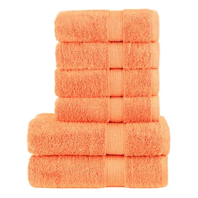 (orange) vidaXL Premium Towel Set Piece Absorbent Shower Towel Bath Towels gsm