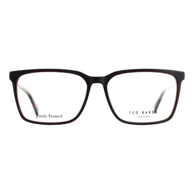 Ted Baker Glasses Frames TB8209 Rowe Black Cognac Men