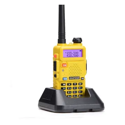 (Yellow) Interphone Radio FM Transceiver Walkie Talkie Two Way