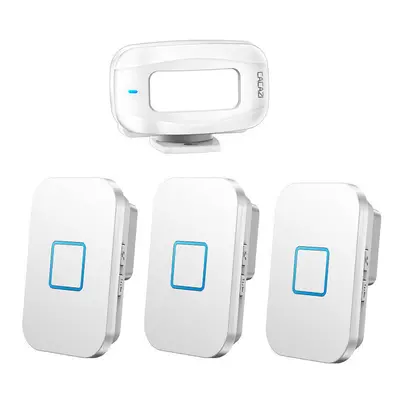 (Type 2) 433Mhz Sensor Receiver Wireless PIR Motion Detector Infrared Doorbell Shop Welcome Rece