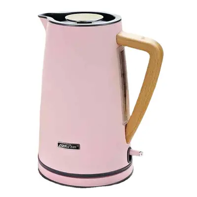 (Pink) 1800W 1.7L Electric Kettle Stainless Steel Auto Power-off Protection Handheld Instant Hea