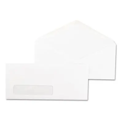 Universal Window Business Envelope- V-Flap- #10- White- 500/Box