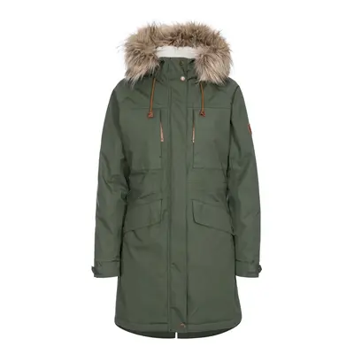 (8, Basil) Trespass Womens Waterproof Jacket Faithful