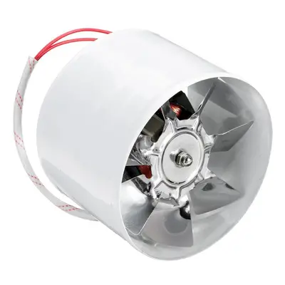 (220V EU Plug) 40W 6Inch Inline Duct Fan Booster 150mm Exhaust Blower Air Cooling Vent Ventilati