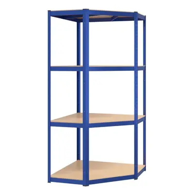 (Blue, x x cm (L x W x H)) vidaXL Storage Shelf Garage Organiser Holder Rack Steel and Engineere