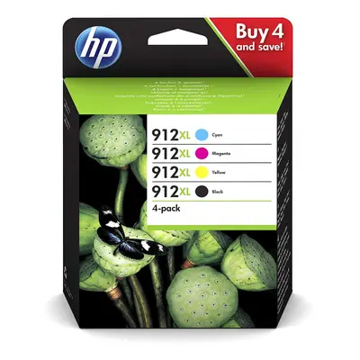 HP 912XL 3YP34AE Set of Original Cartridges Fill for HP Officejet Pro 8010, 8012, 8014, 8015, 80