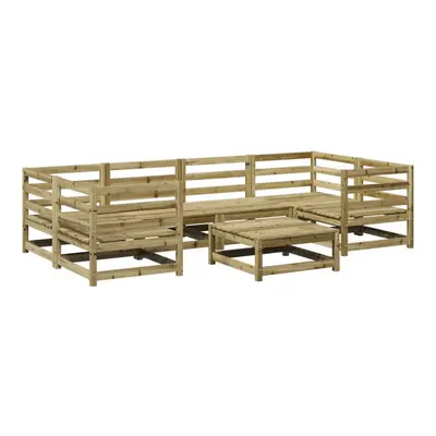 vidaXL Garden Sofa Set Piece Outdoor Sofa Corner Sofa Impregnated Wood Pine