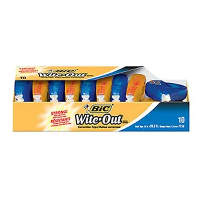 BIC Usa Inc Bic Wite Out Ez Correct Correction Tape 10Pk