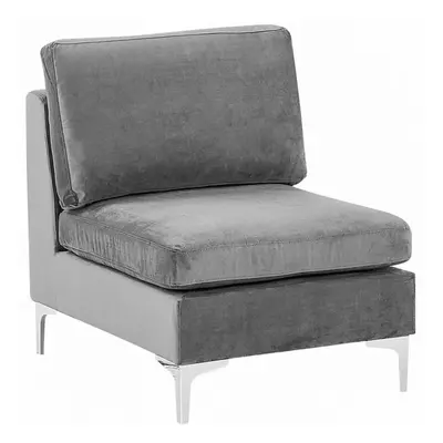 Velvet 1-Seat Section Grey EVJA