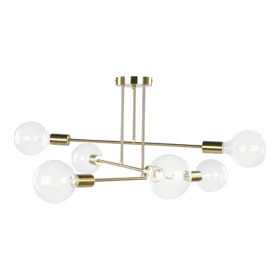 Ceiling Lamp KIDANE Metal Brass