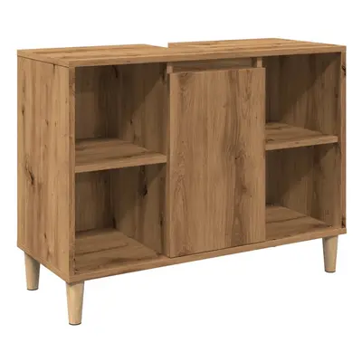 (artisian oak) vidaXL Sink Cabinet Vanity Unit Storage Under Sink Cabinet Engineered Wood