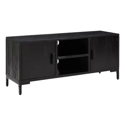 (black, x x cm) vidaXL Solid Wood Pine TV Cabinet Recycled Media Cabinet Wooden TV Console