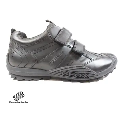 (10 (Children's)) Savage | Black Leather | Boys School Shoes