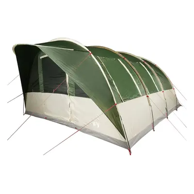 (Green, 7-person) vidaXL Family Tent Tunnel 7-Person Lightweight Tent Camping Tent Waterproof