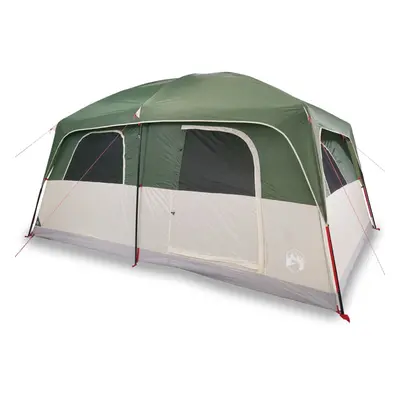 (grey) vidaXL Family Tent Cabin 10-Person Camping Tent Lightweight Tent Waterproof