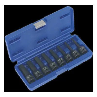 Impact Spline Socket Bit Set 8pc 1/2"Sq Drive