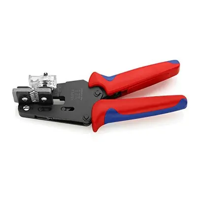 KNIPEX Precision Insulation Stripper with adapted blades (195 mm) 12