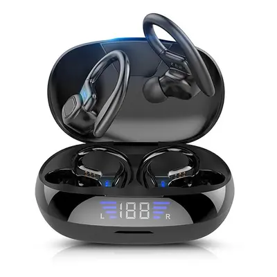 TWS IPX5 High Quality Noise Cancelling Stereo Sports Ear Hook Wireless Bluetooth Headphones