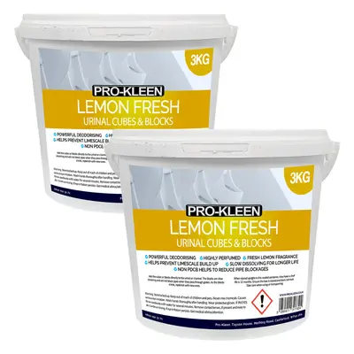 (2 x 3KG) Pro-Kleen Lemon Urinal Blocks