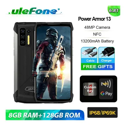 NEW Ulefone Power Armor 8+256GB 4G Rugged Phone Unlocked Android Dual SIM NFC