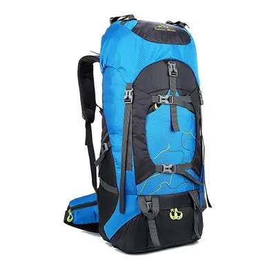 (Blue, 50-70L) Sport Bag Outdoor Hiking Backpack Multipurpose Camping Bags,Large Capacity Travel