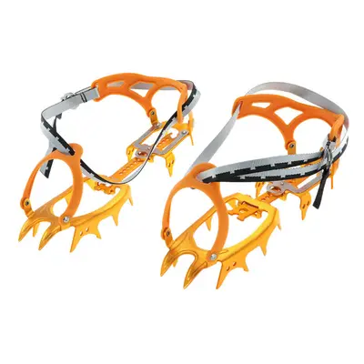 (Gold) 14-point Super-lightweight Semi-rigid Crampons Crampon Traction Device Mountaineering Gla