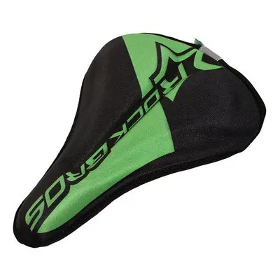 (Black Green) Bike Saddle Soft Breathable Cushion Cover Colors