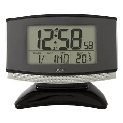 Acctim Acura SmartliteÃÂ® Radio Controlled Alarm Clock, Black