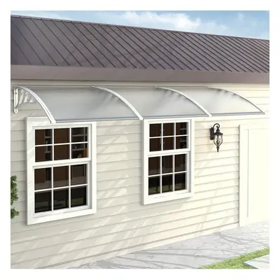 (L270*W100*H28) Door Canopy Awning Window Rain Snow Shelter Curved Sheet