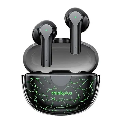 (Black Green) Gaming TWS Earbuds LED Light Bluetooth Earphone 9D HIFI Sound Headphone With Mic S