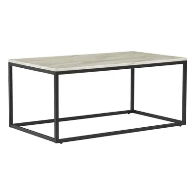 Coffee Table DELANO Marble Effect Beige