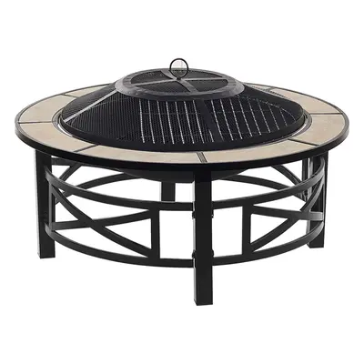 Charcoal Fire Pit Black HIERRO