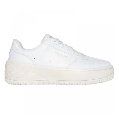 (8 (Adults')) Grand - Be Lifted | White/Natural | Women's Casual Leather-Look Trainers