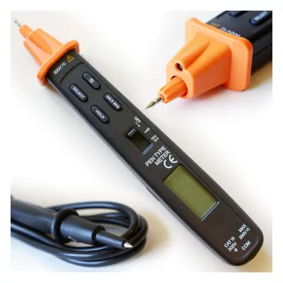 Digital Pen Type Multimeter Probe Voltage Tester Detect Continuity Battery Audio