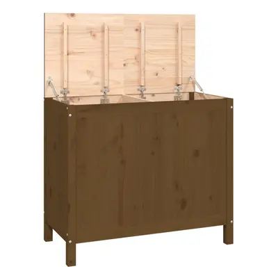 (honey brown) vidaXL Solid Wood Pine Laundry Box Multi Colours 44x44x76 cm/88.5x44x76 cm