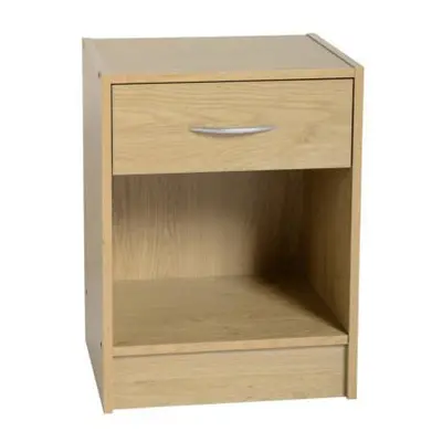 Seconique Bellingham Drawer Bedside Cabinet - Oak Veneer