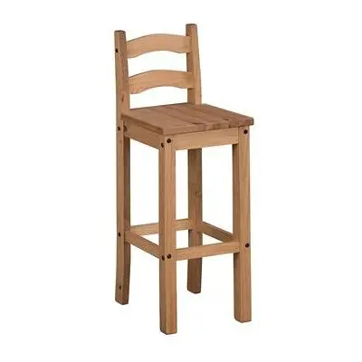 Mercers Furniture Corona Bar Stools - Pine, Pair