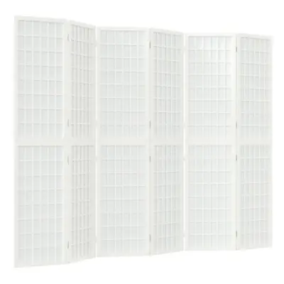 (white, x cm) vidaXL Folding 6-Panel Room Divider Japanese Style Shoji Multi Colours/Sizes