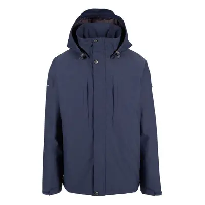 (S, Navy) Trespass Mens Waterproof Jacket Padded Discott